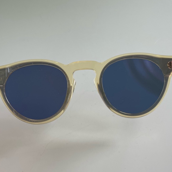 Illesteva Leonard Gold Frame Sunglasses with Pink Lenses - Picture 4 of 8